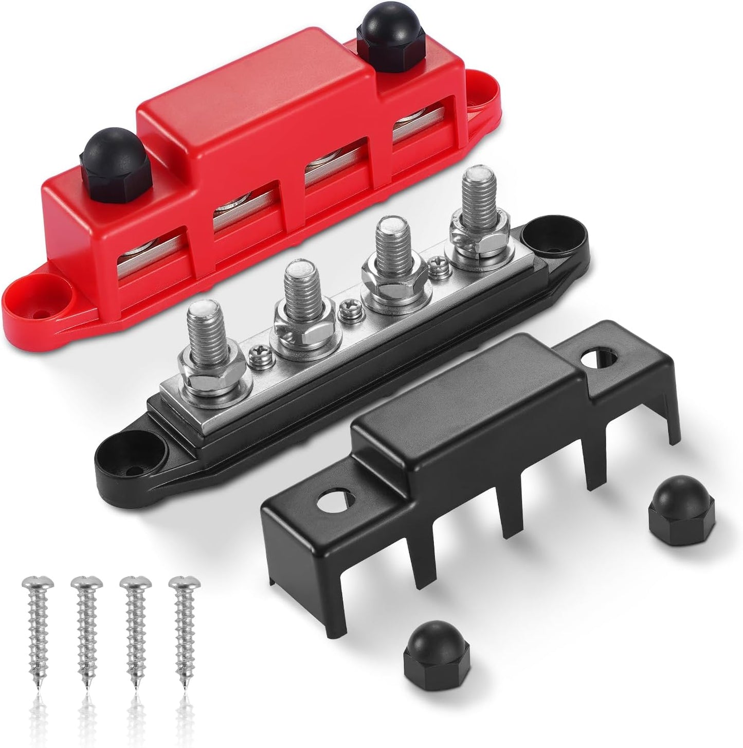 Barra bus 12v 3/8pulg bloque distribución 4 pernos automóvil
