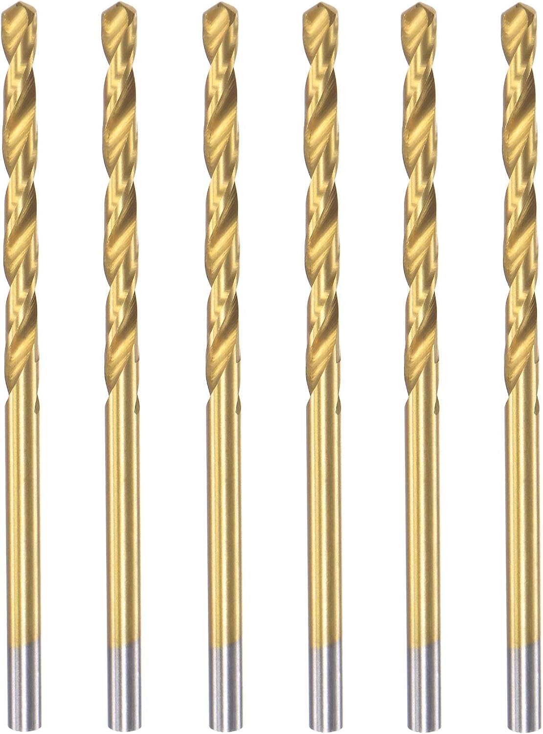 Brocas acero alta velocidad vástago recto 2.362pulg 6 Uds