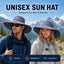 Sombrero ala ancha 6" protección solar unisex