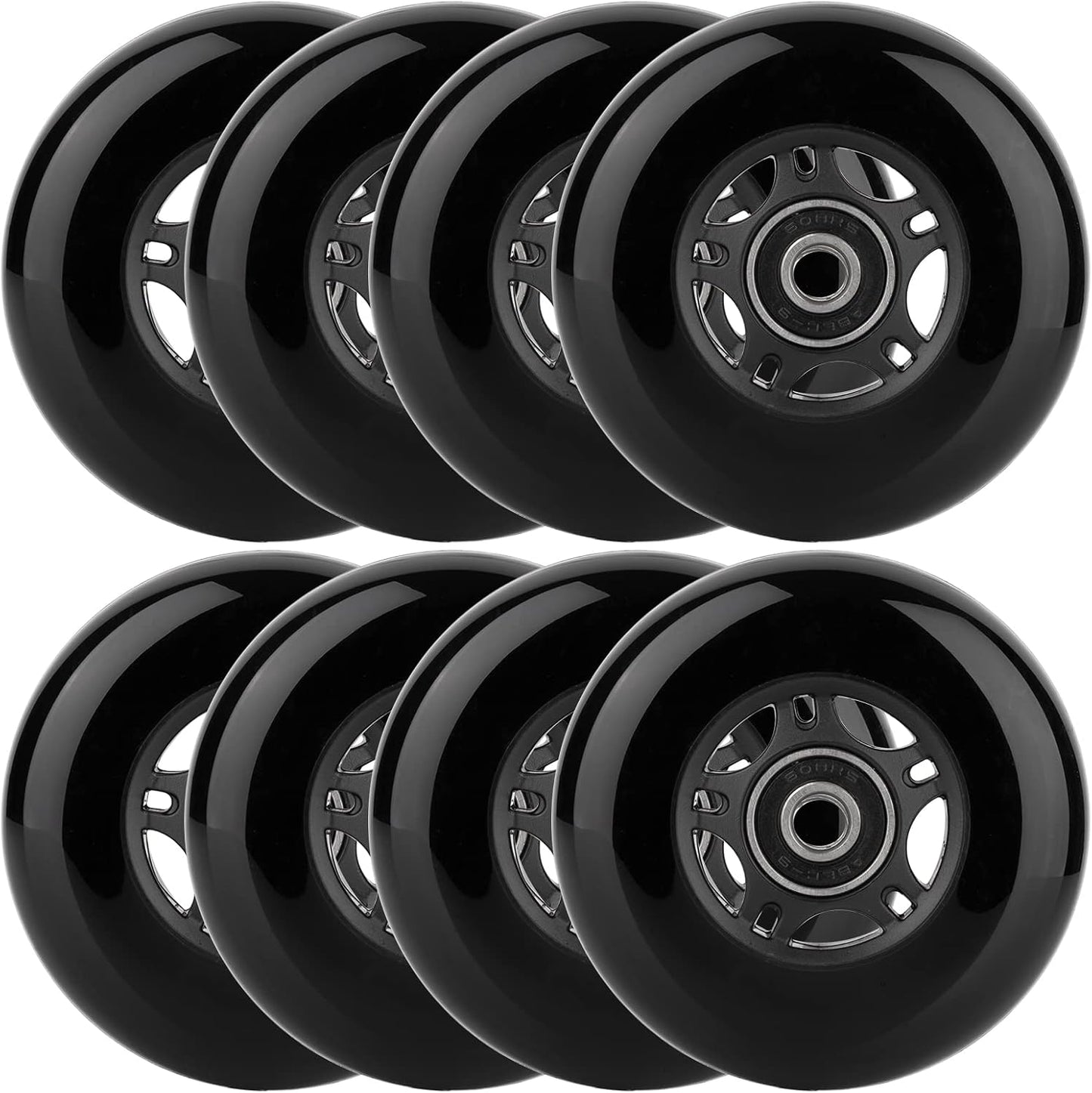 Ruedas patín hoquey 85a ABEC-9 64-80mm para scooter maleta