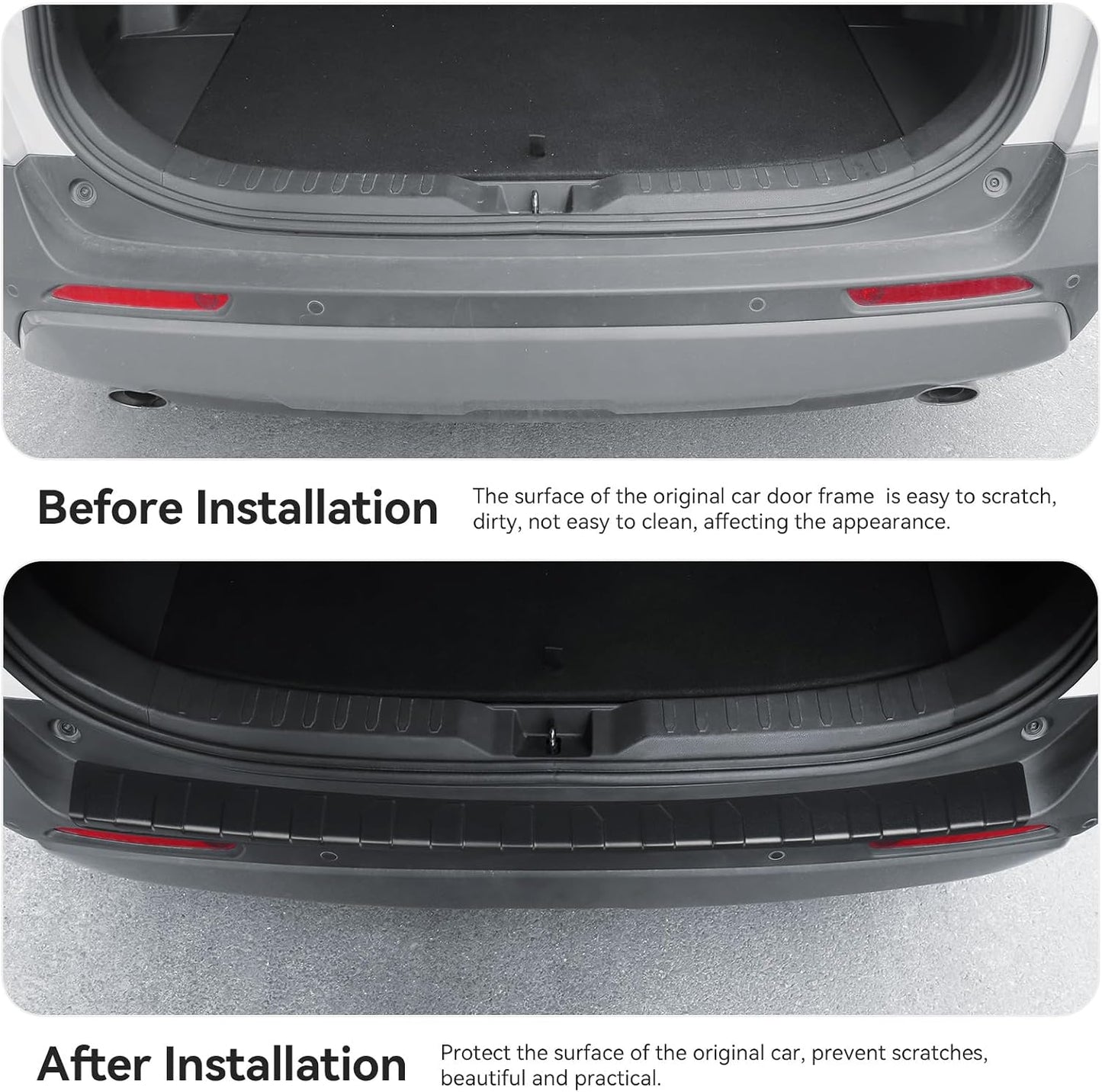Protector parachoques trasero Toyota RAV4 Hybrid ABS