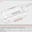 Manijas puerta acero inox 24pulg satinado níquel