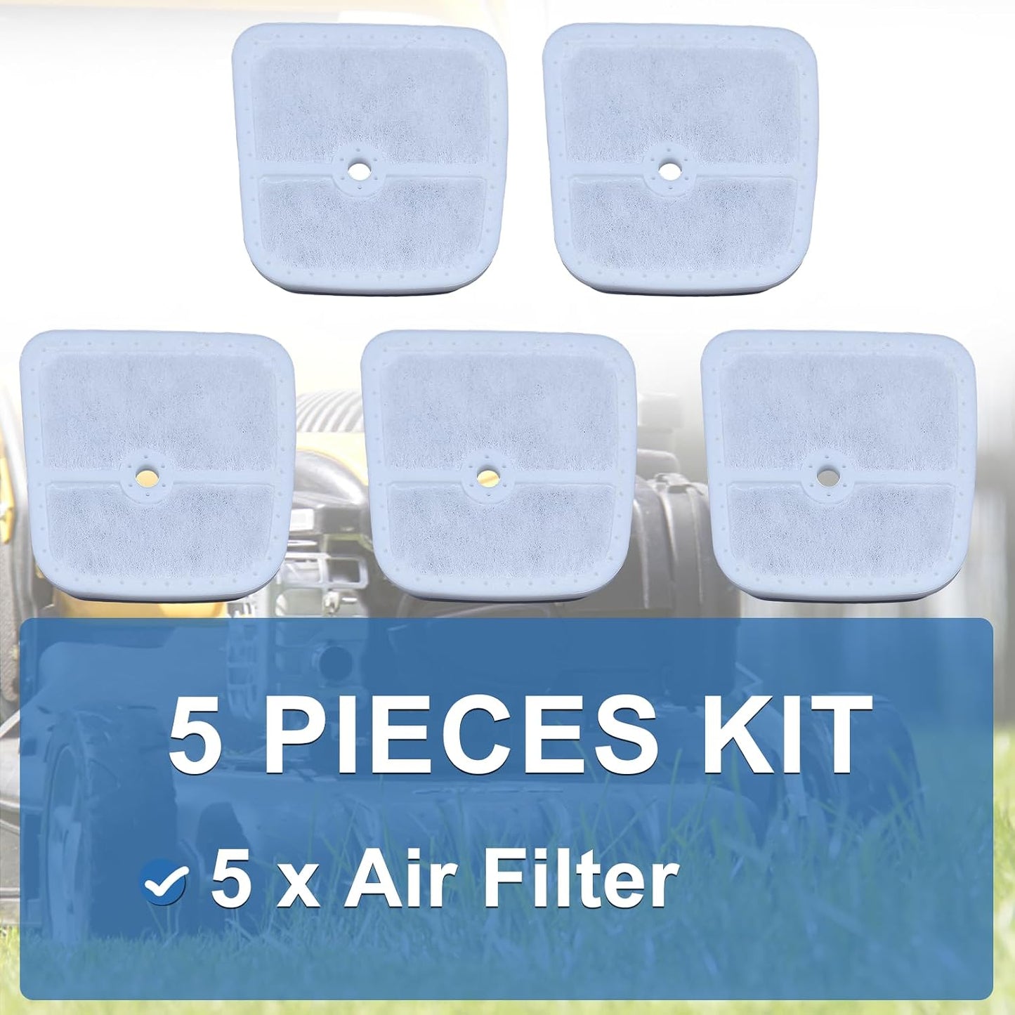 5 Pzas Kit Filtro Aire para Echo SRM-260 SRM-310