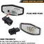 Luces LED matrícula comp Honda Accord Civic Odyssey Pilot