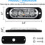 Luces estroboscópicas rojo 4X4 ATV carretilla remolque