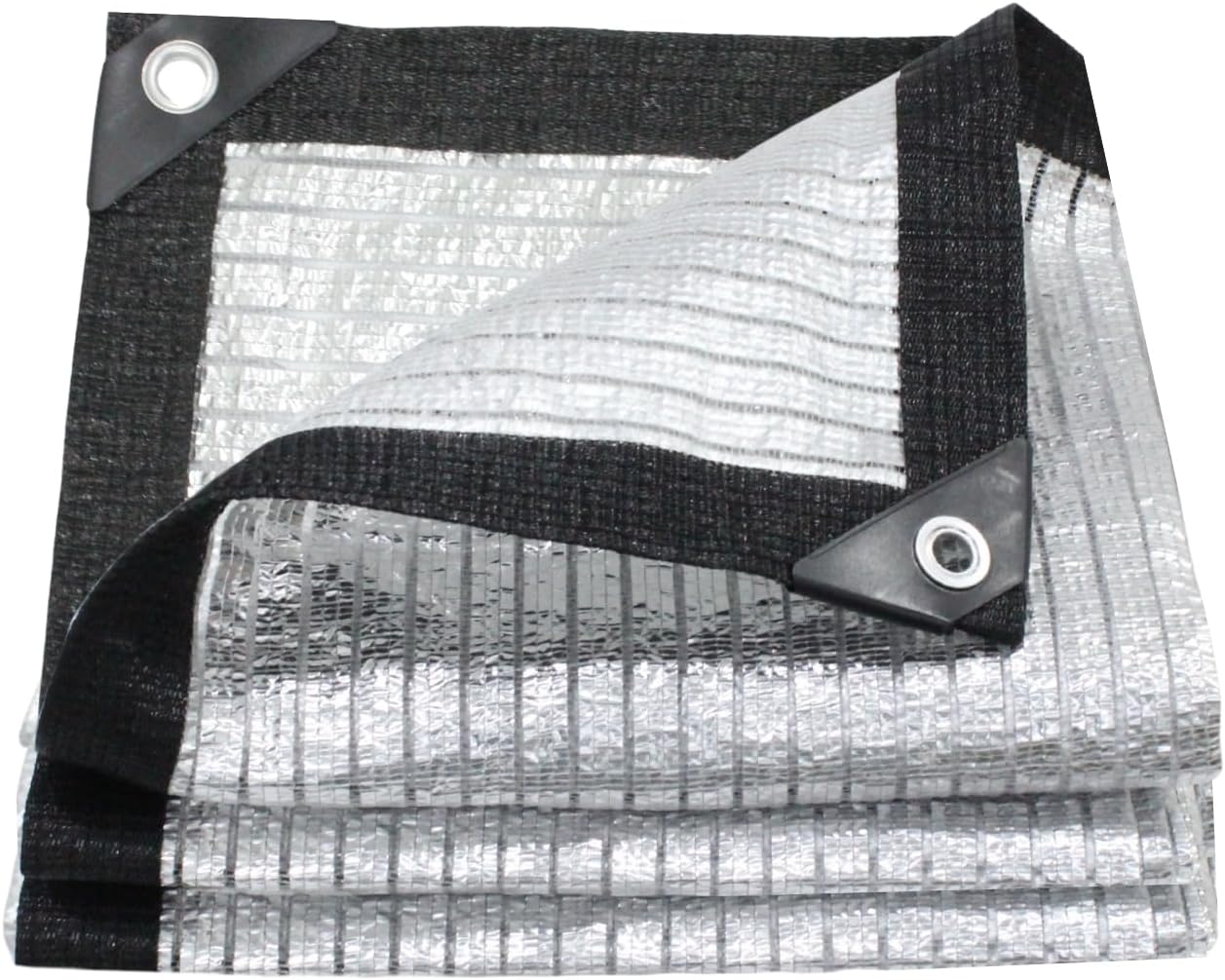 Tela sombra aluminio reflectante 8x10pies para jardín coche