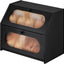 Caja pan encimera cocina madera bambú doble capa