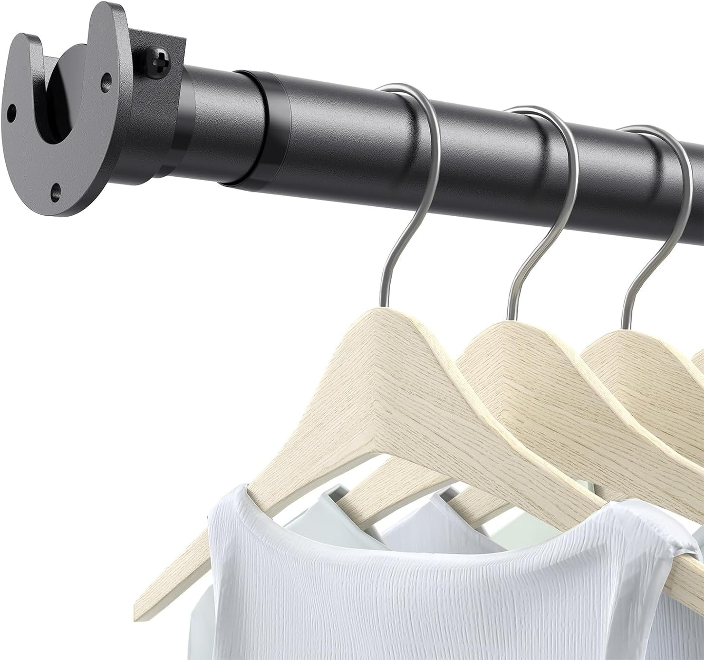 Barras armario ajustable 17-28" metal resistente