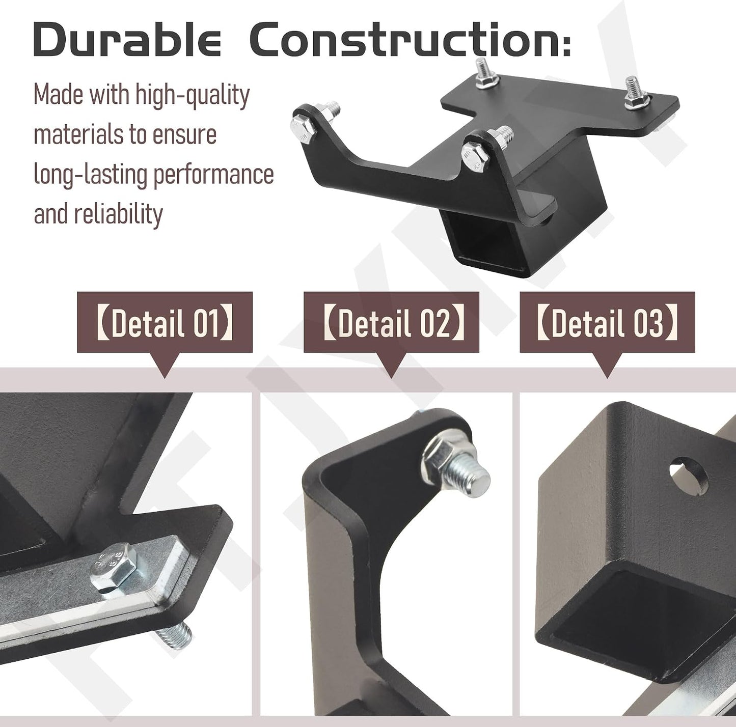 Soporte enganche 2" comp Bad Boy ZT Elite Maverick 21-23
