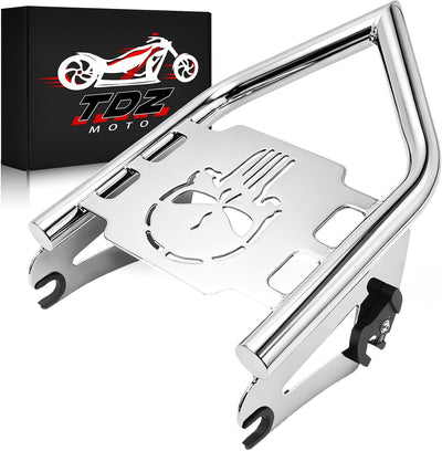 Portaequipajes desmontable cromado Harley Touring 09-24
