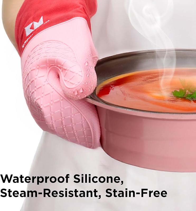 Guantes silicona para horno antideslizante duraderos