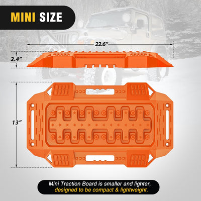 Tablas tracción 4x4 emergencias 2unid naranja