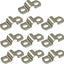 10 Abrazaderas Tubo U Acero Inox 304 1.417pulg
