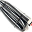 Manguera silicona reforzada 22mm 1m negra 145PSI