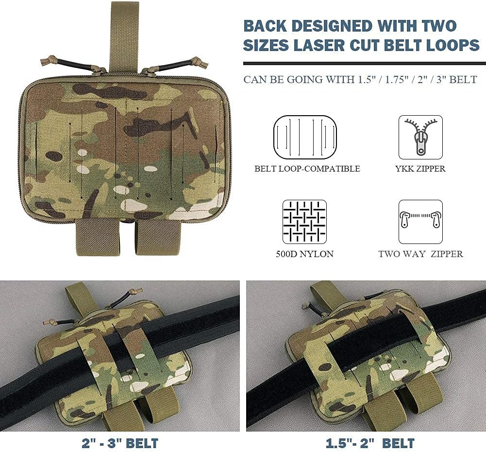 Bolsa táctica médica cinturón EMT primeros auxilios trauma kit