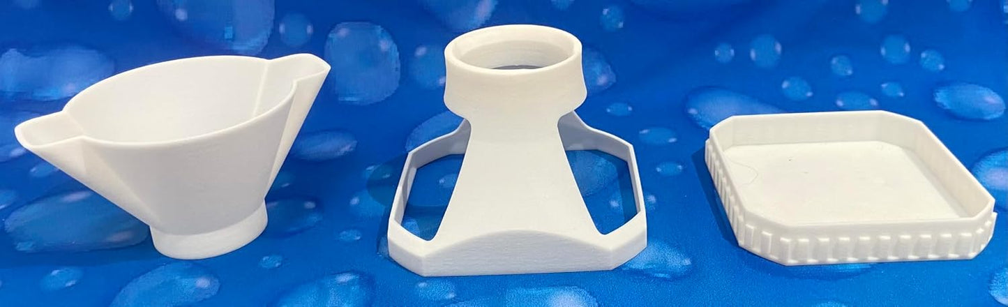 Kit vaciado universal 3 pzas para botellas escurridor y secador