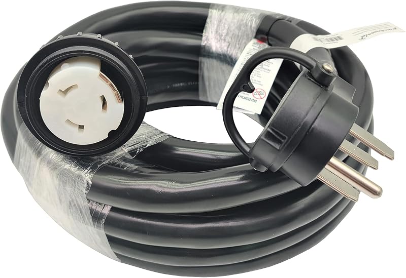 Adaptador 50A RV enchufe 14-50P a SS2-50R 30pies