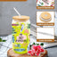 Taza café helado con tapa pajita 16oz regalo mujer