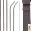 Set 5 Popotes Acero Inox Reutilizables 20oz con Estuche
