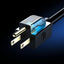 Cable extensión 20ft negro resistente cert ETL