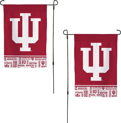 Bandera jardín IU Hoosiers 19x12" diseño L