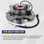 Conjunto rodamiento buje 4x4 Ford F-150 4WD 2 Pzas