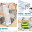 Escurridor platos enrollable blanco con silicona antiderrap