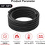 Manguera combustible NBR SAE 30R9 10ft 300PSI color negro