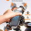 Soporte teléfono motocicleta bloqueo automático antivibraciones