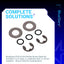 Kit repuesto eje Perflex compat EC40AC EC50A EC65A
