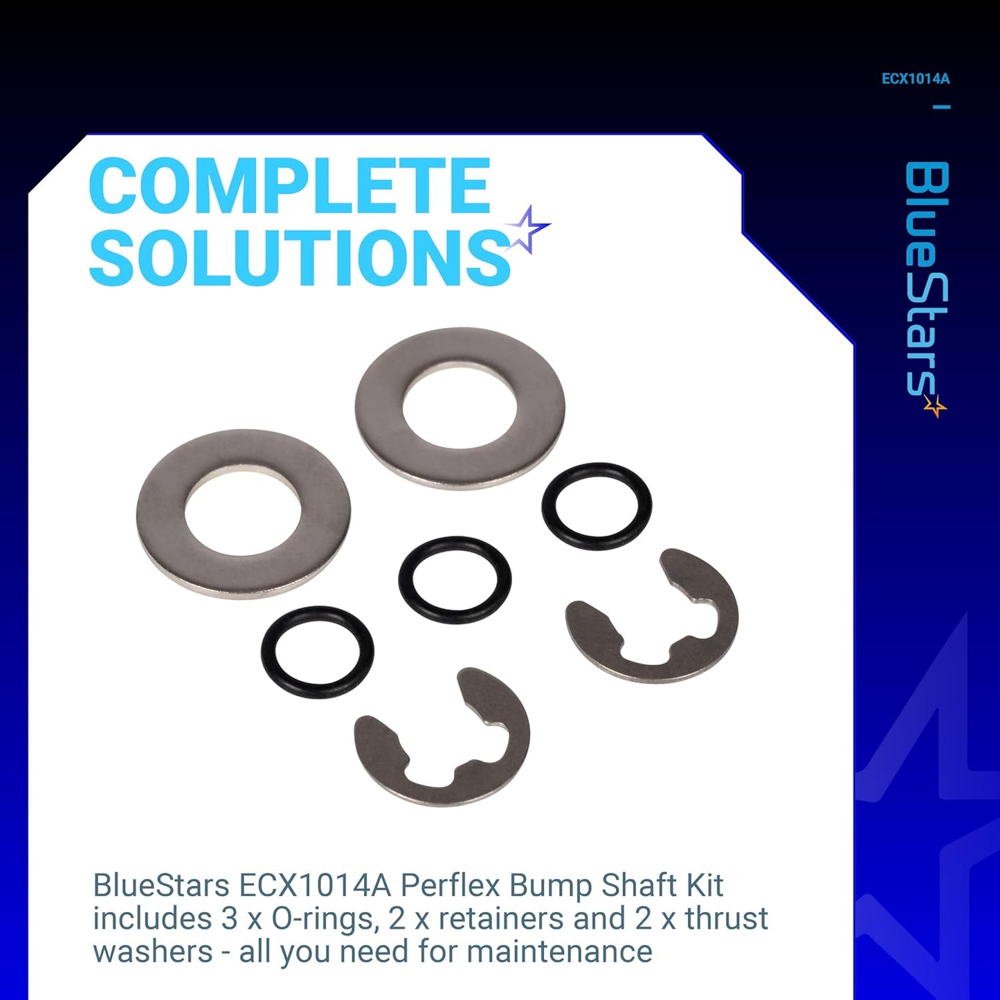 Kit repuesto eje Perflex compat EC40AC EC50A EC65A