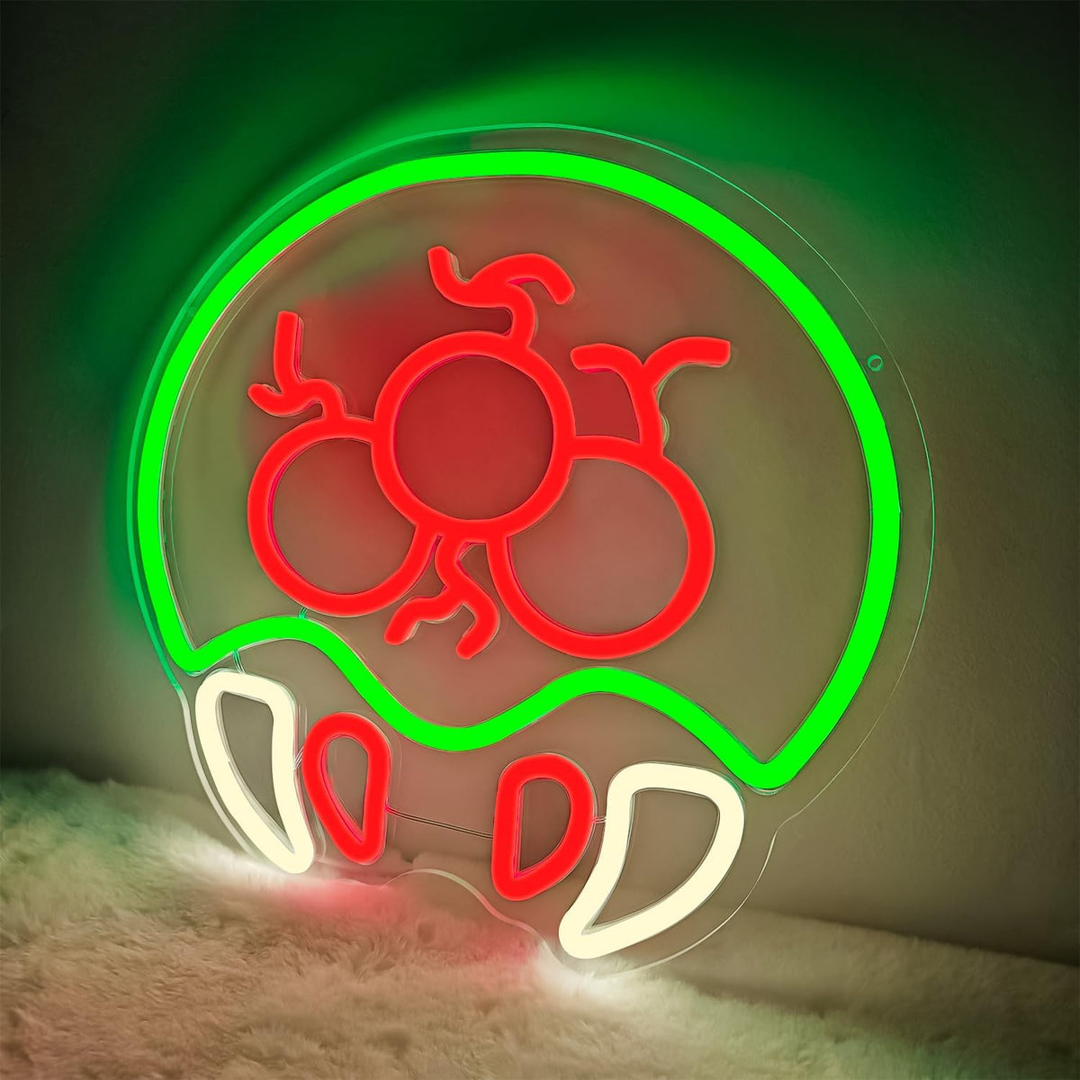 Letrero neón alienígena luces LED para set y habitación