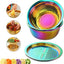Colador acero inox 3en1 cesta drenaje rallador frutas