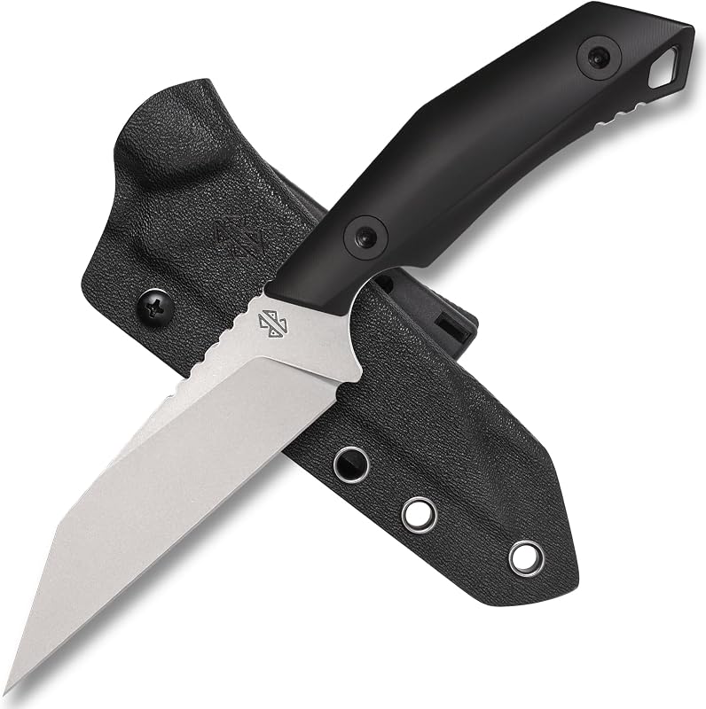 Cuchillo Seax Hoja Fija 4.4pulg Funda Kydex