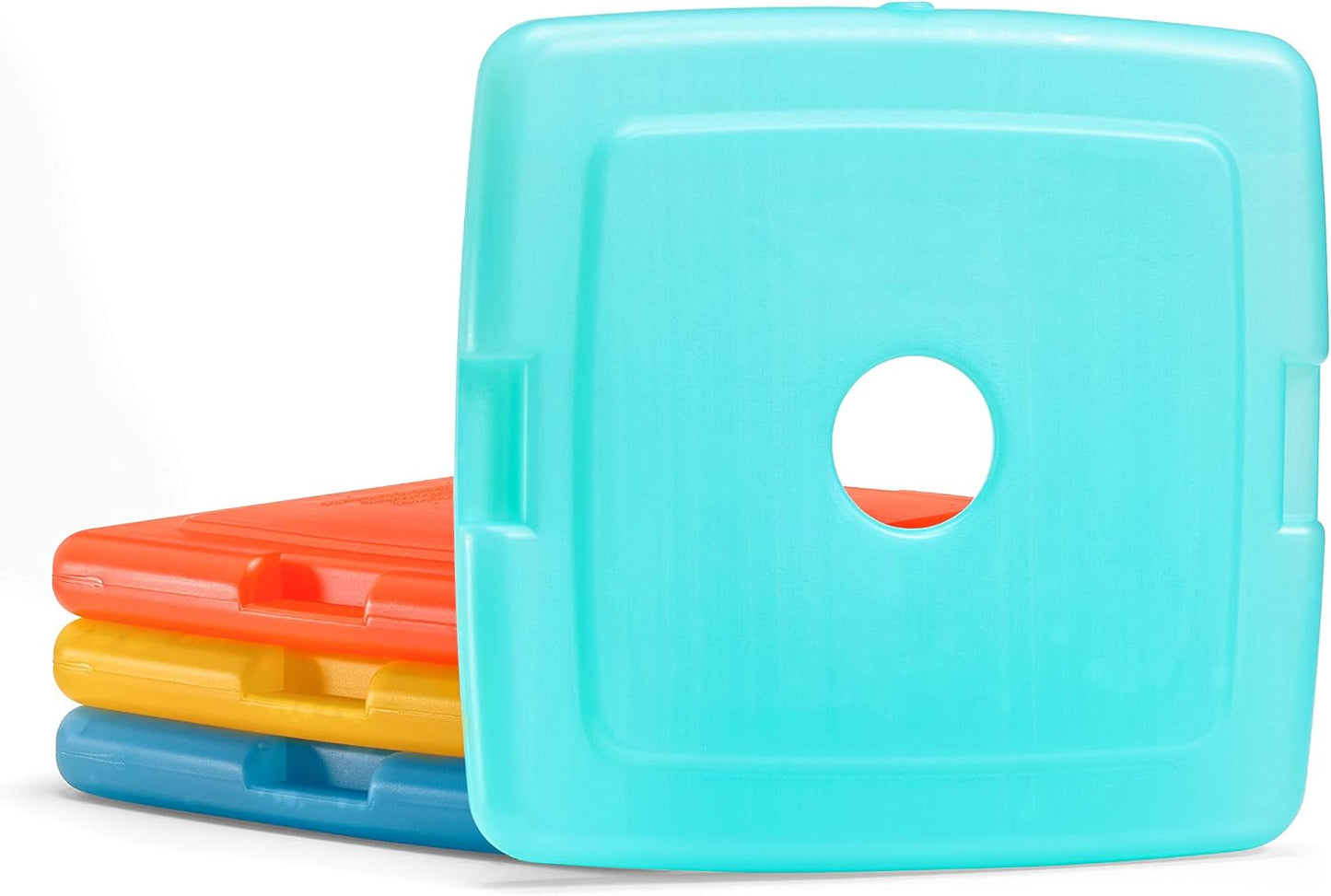 4 Pack Bolsas Hielo Reutilizables Ahorro Espacio