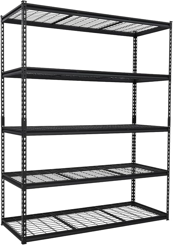Estantería garaje 5 niveles 60x24x78" ajustable