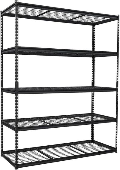 Estantería garaje 5 niveles 60x24x78" ajustable