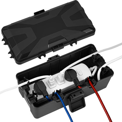 Caja eléctrica exterior IP54 10.4x6x4.2pulg 6 puertos