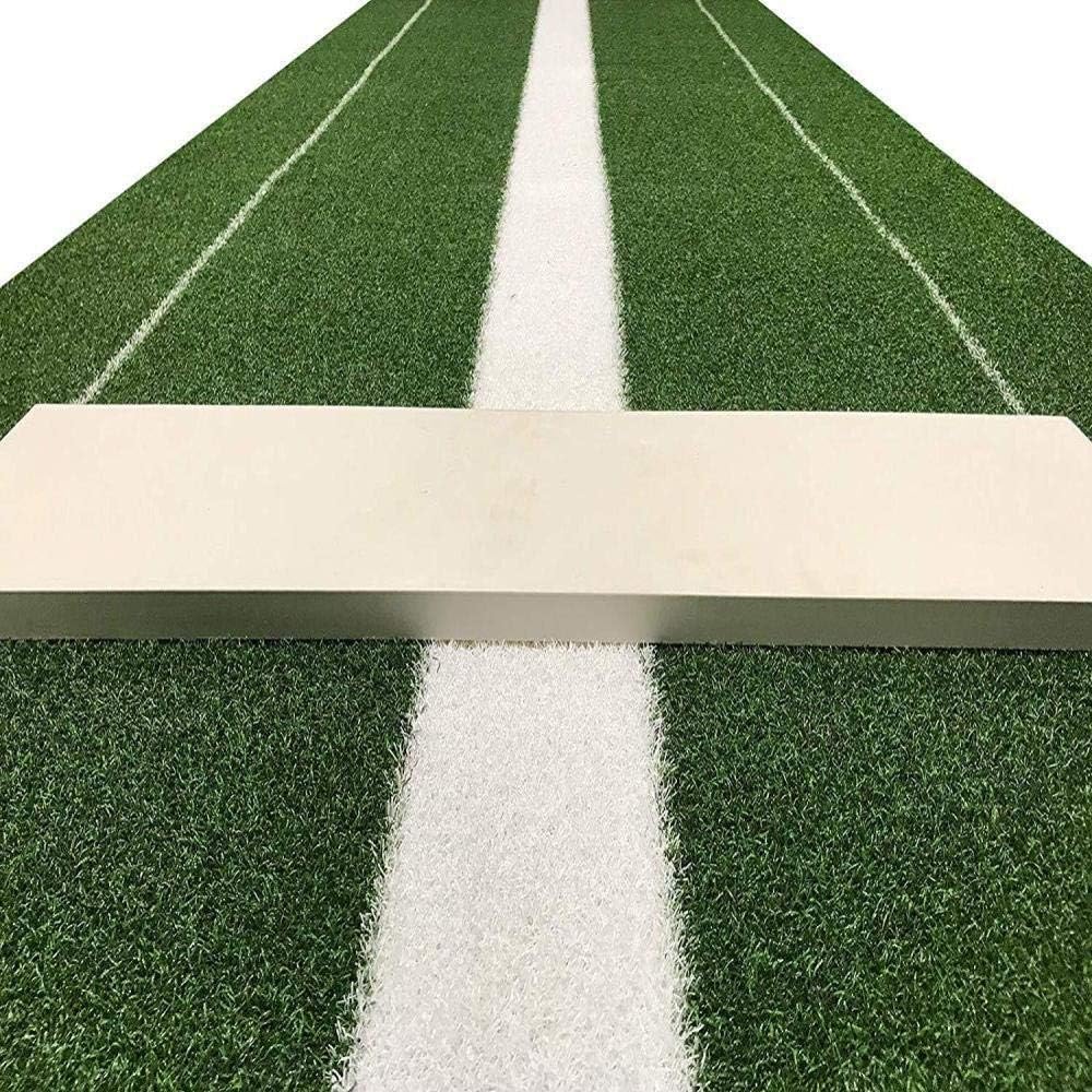 Alfombrilla sóftbol 10x3ft color verde goma antiderrap