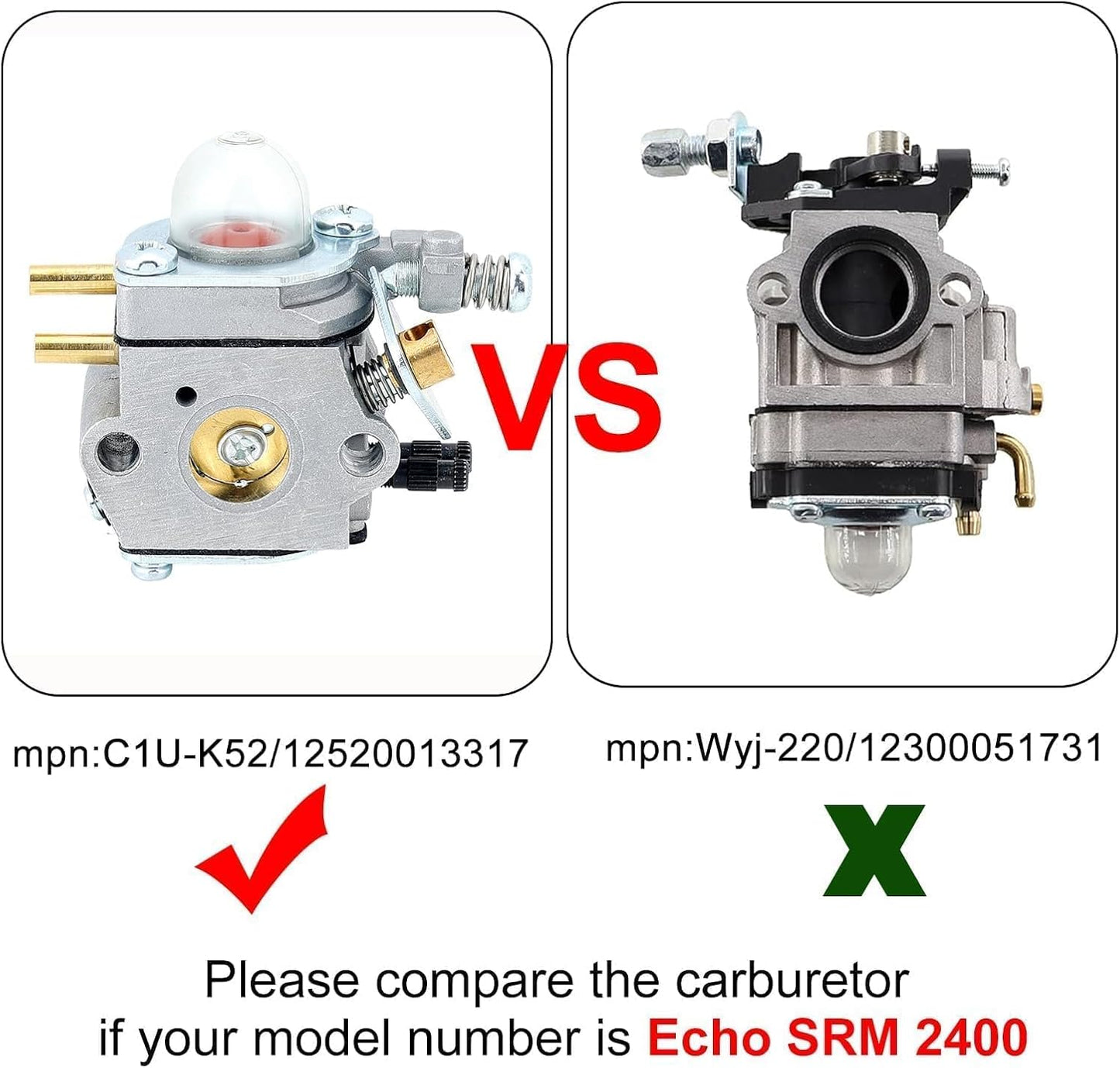 Carburador SRM 2100 para cortadora de césped Echo