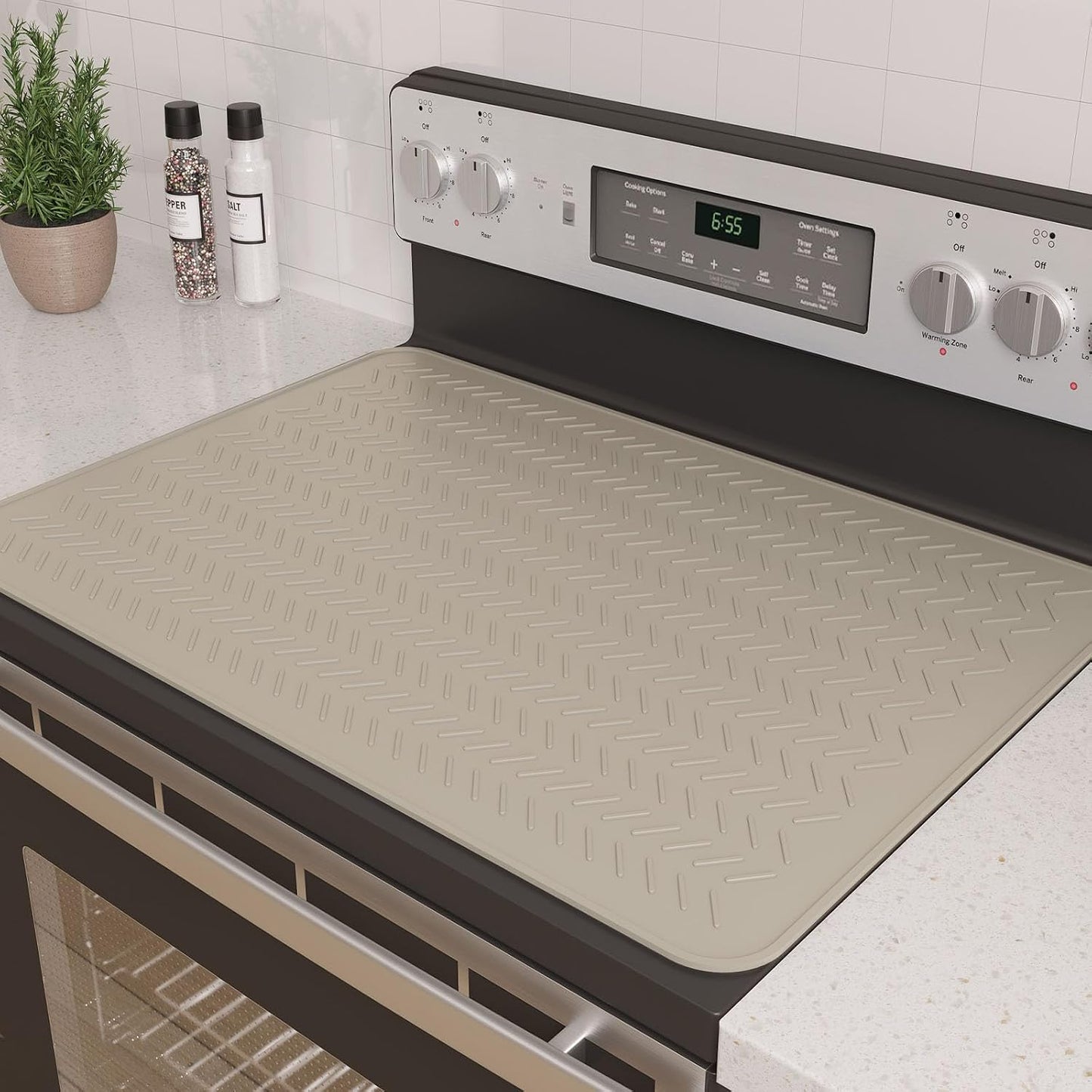 Cubiertas estufa eléctrica alfombrilla silicona 30x21
