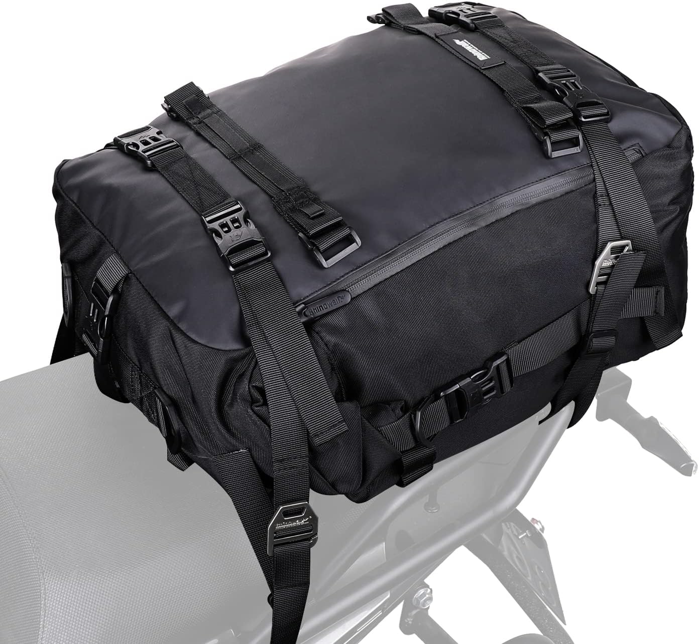 Bolsa sillín motocicleta impermeable alforja trasera 30L