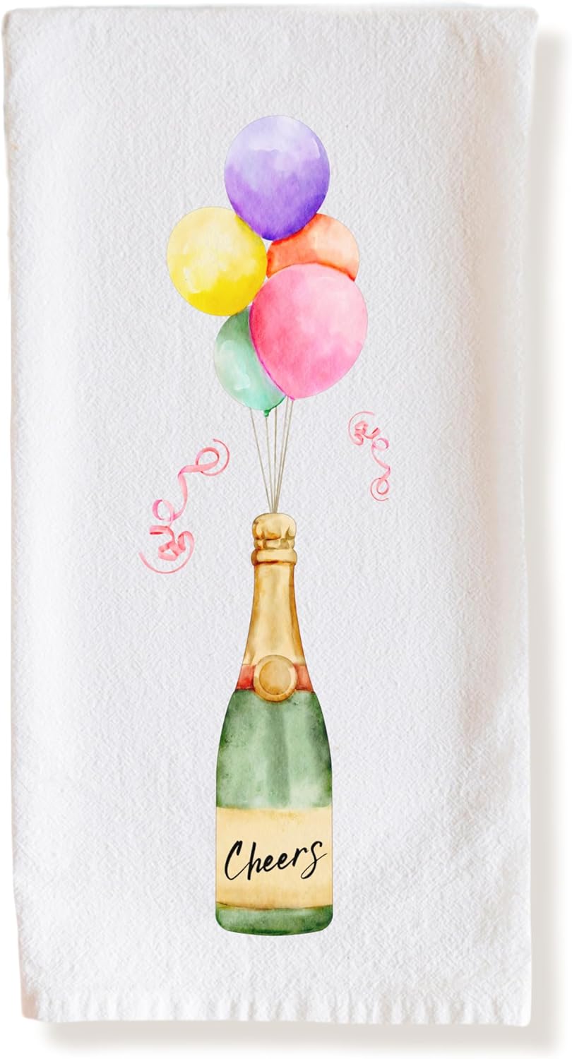 Toalla cocina champagne colores surtidos 17x30 pulg algodón