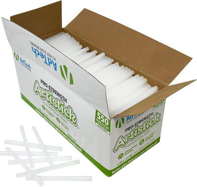 Barras pegamento caliente 4pulg blanco 550 pzas