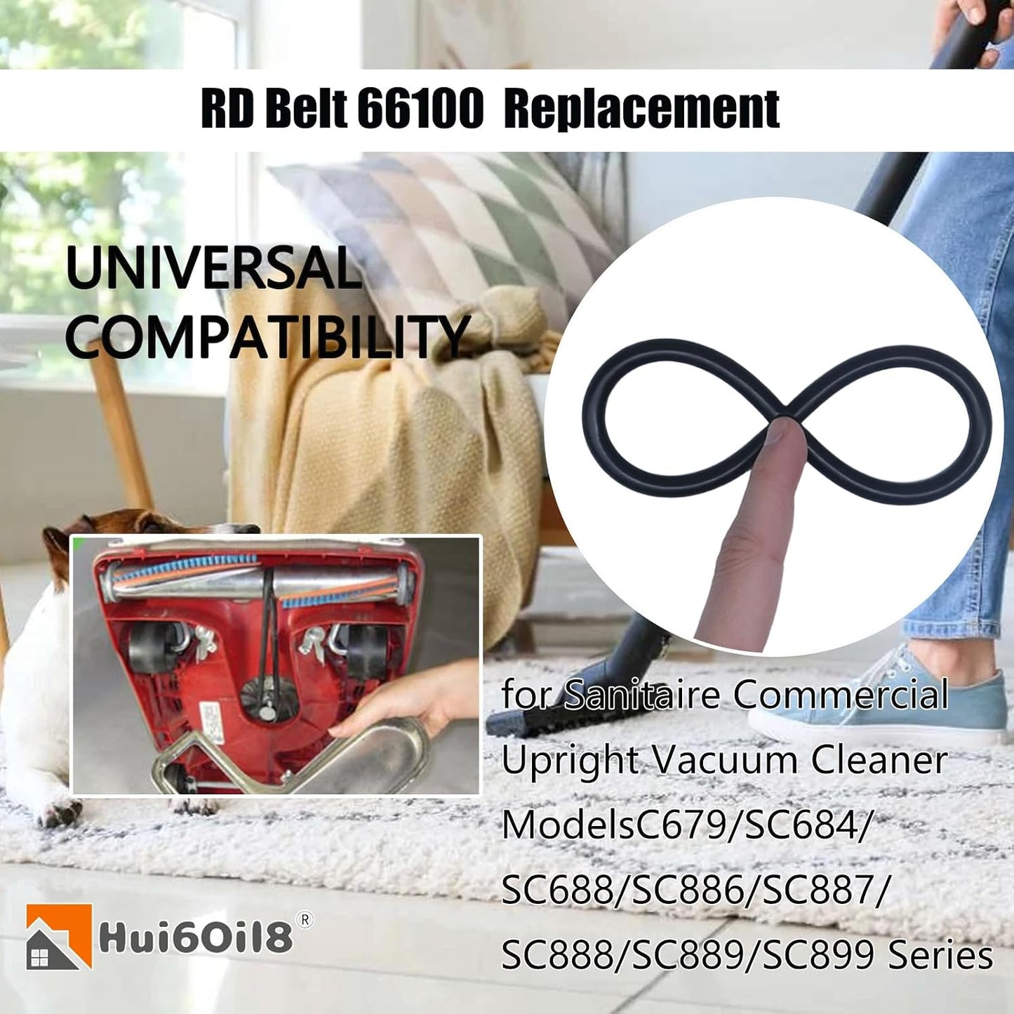 Correa vacío comp Sanitaire Eureka SC679 20uds