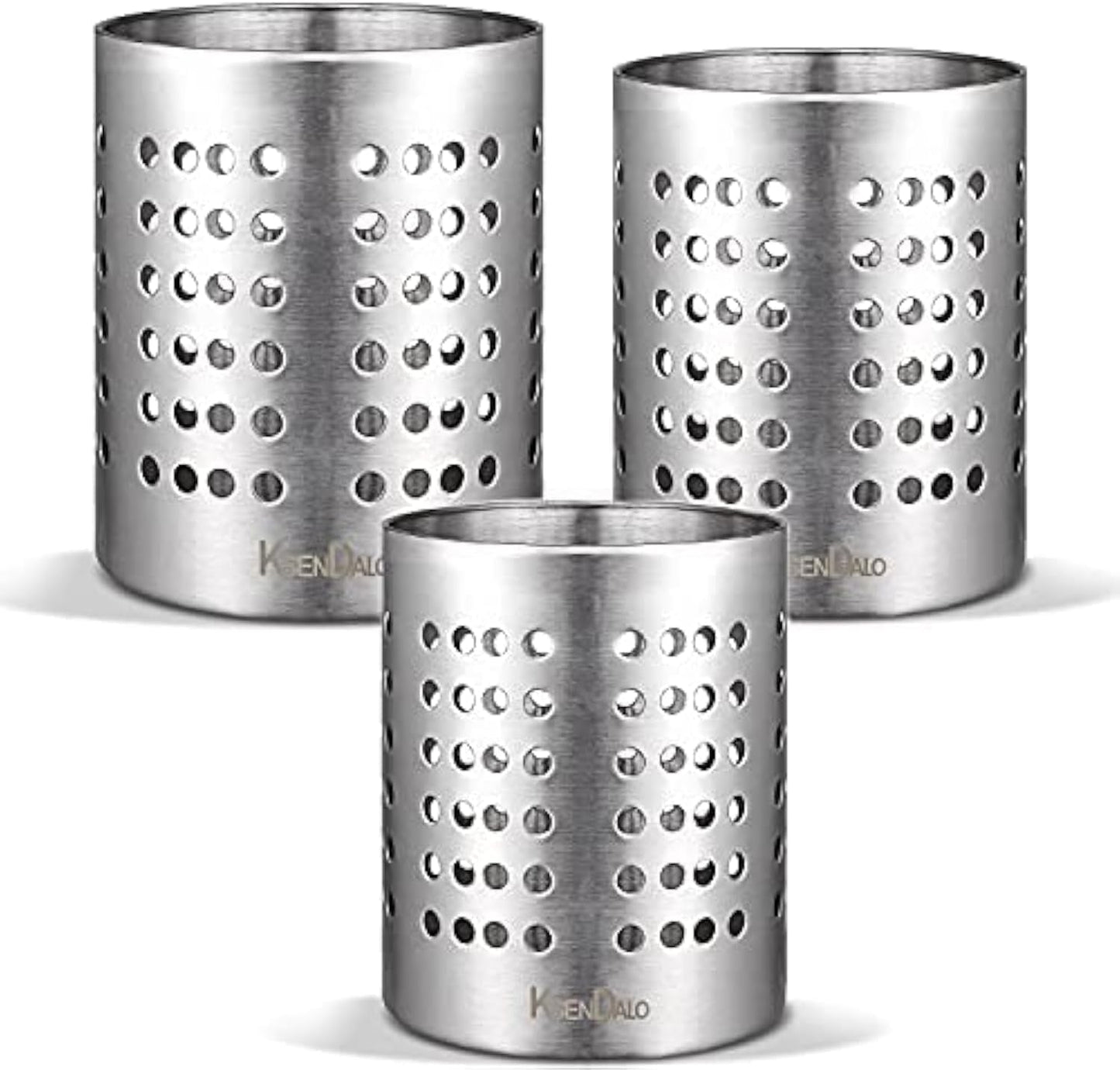 Set soportes utensilios acero inox SUS304 cocina