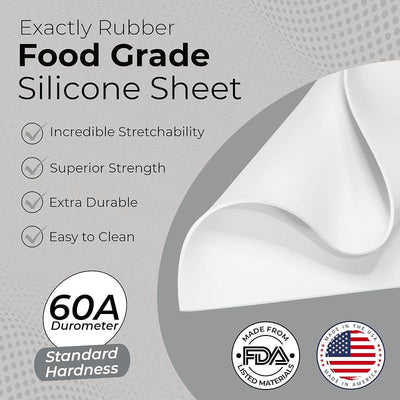 Alfombrilla silicona grado alimenticio -80 a 450f