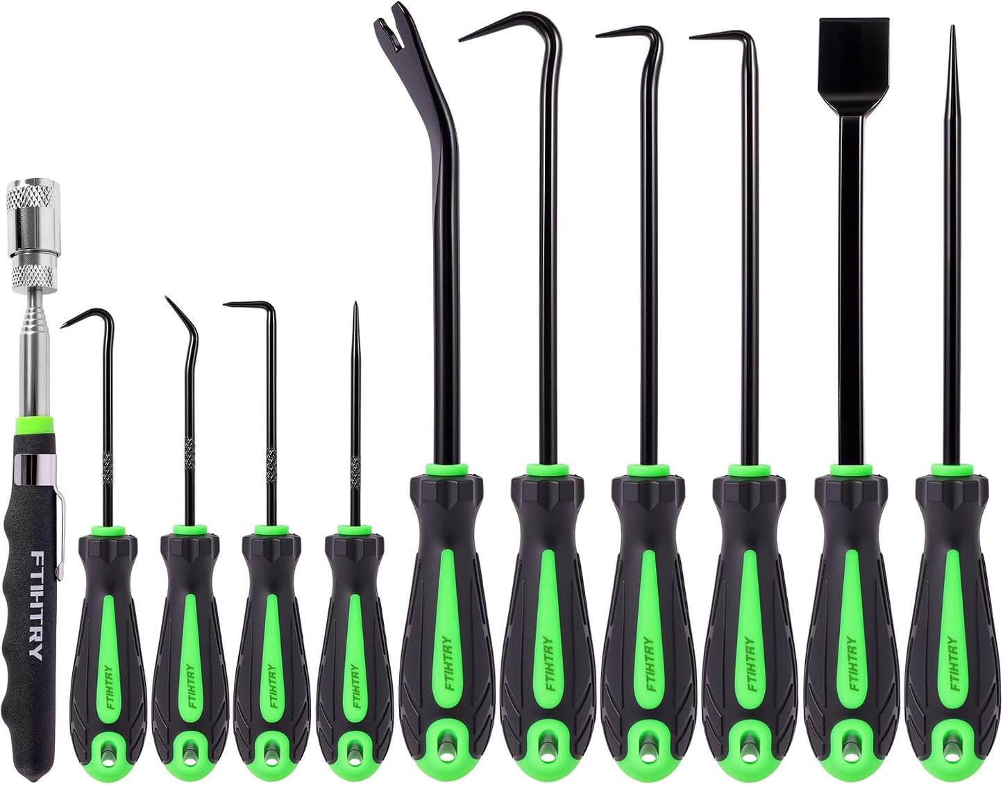 Set 11 púas ganchos raspador herramienta magnética