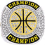 Anillo campeonato baloncesto tamaño 7-14 coleccionable