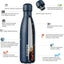 Botella agua acero inox 17oz sin BPA azul marino